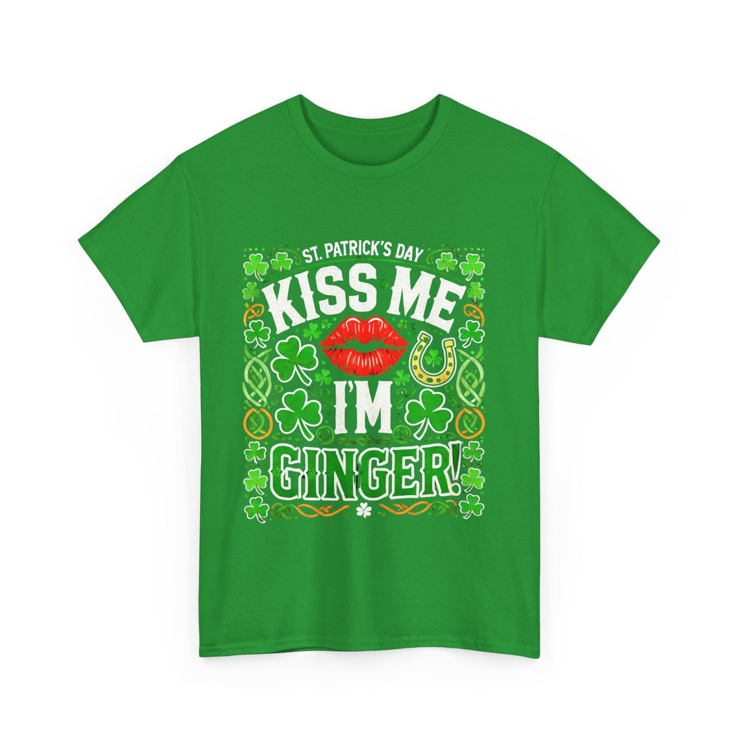 St Patrick's Day Tshirt  - Kiss Me I'm Ginger