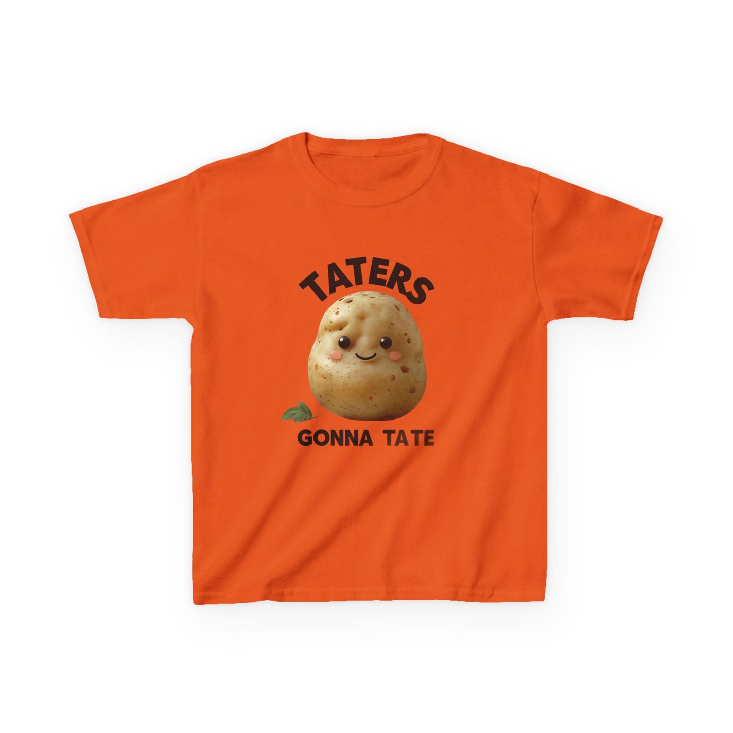 Kids T-Shirt - Smiling Potato 'Taters Gone Tate' Design