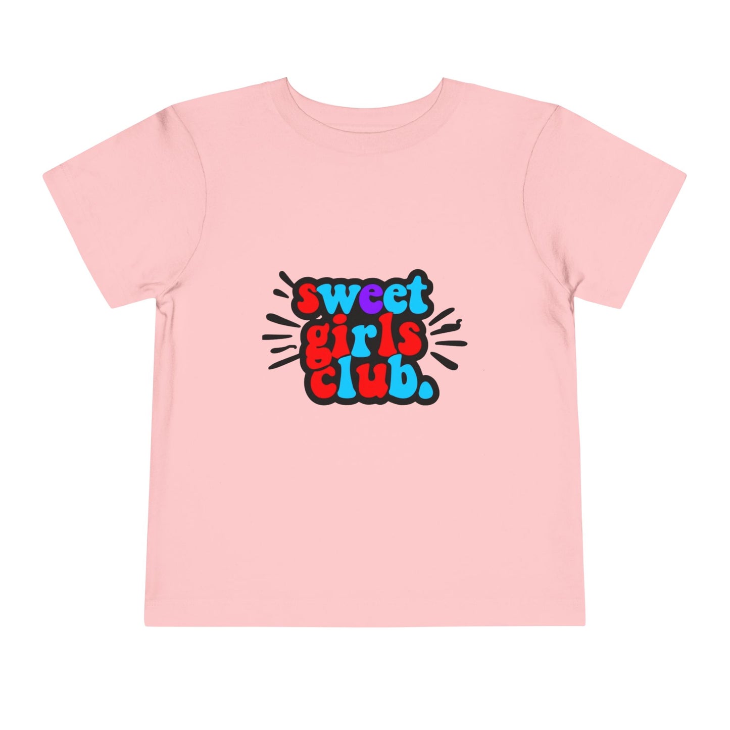 Toddler Tee - Sweet Girls Club Text Design