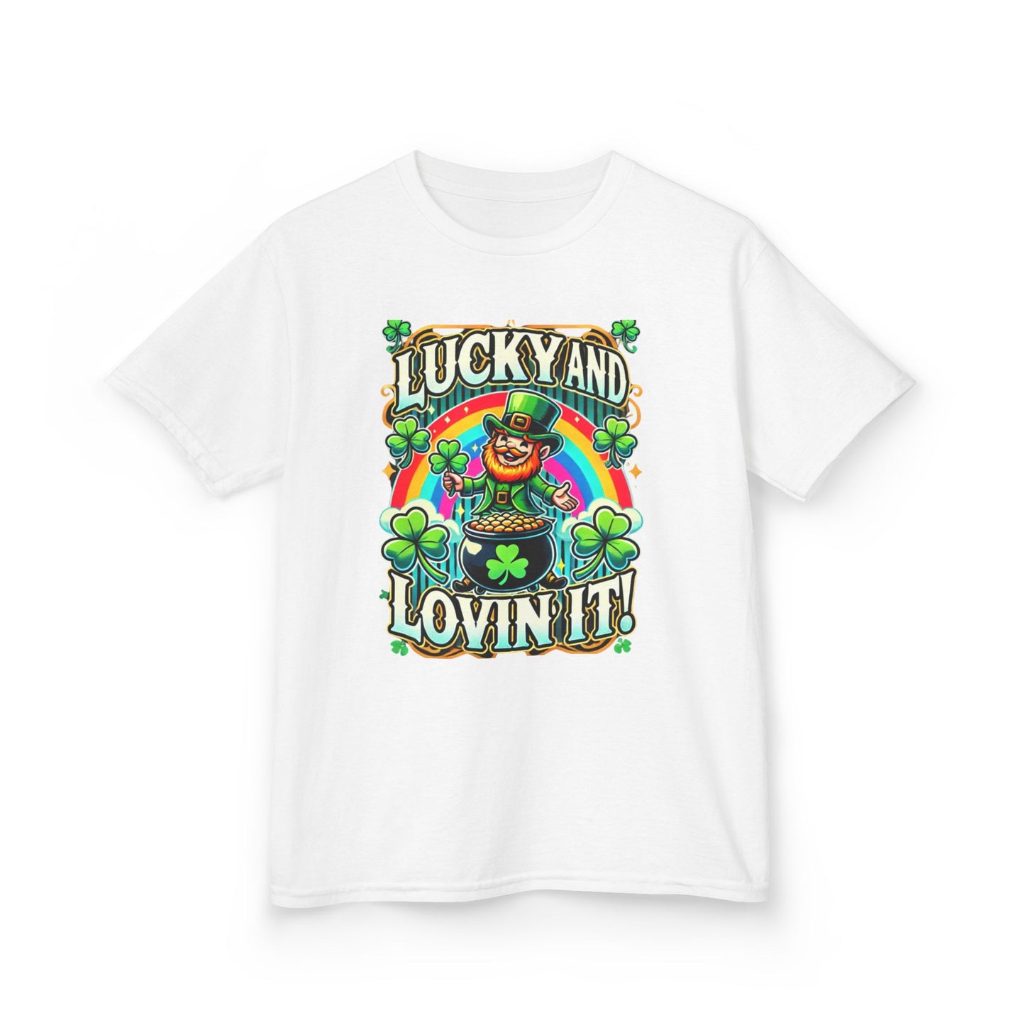 Kids TShirt Lucky Leprechaun Tee