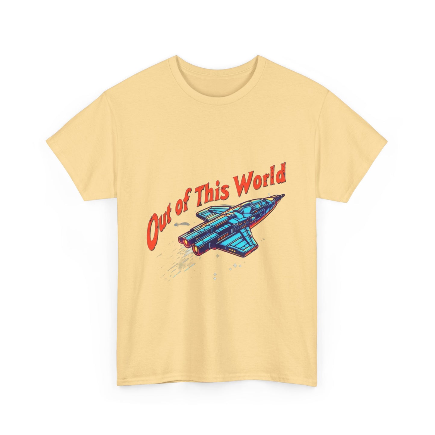 Rocket Ship Unisex Tee - 'Out of This World' Design