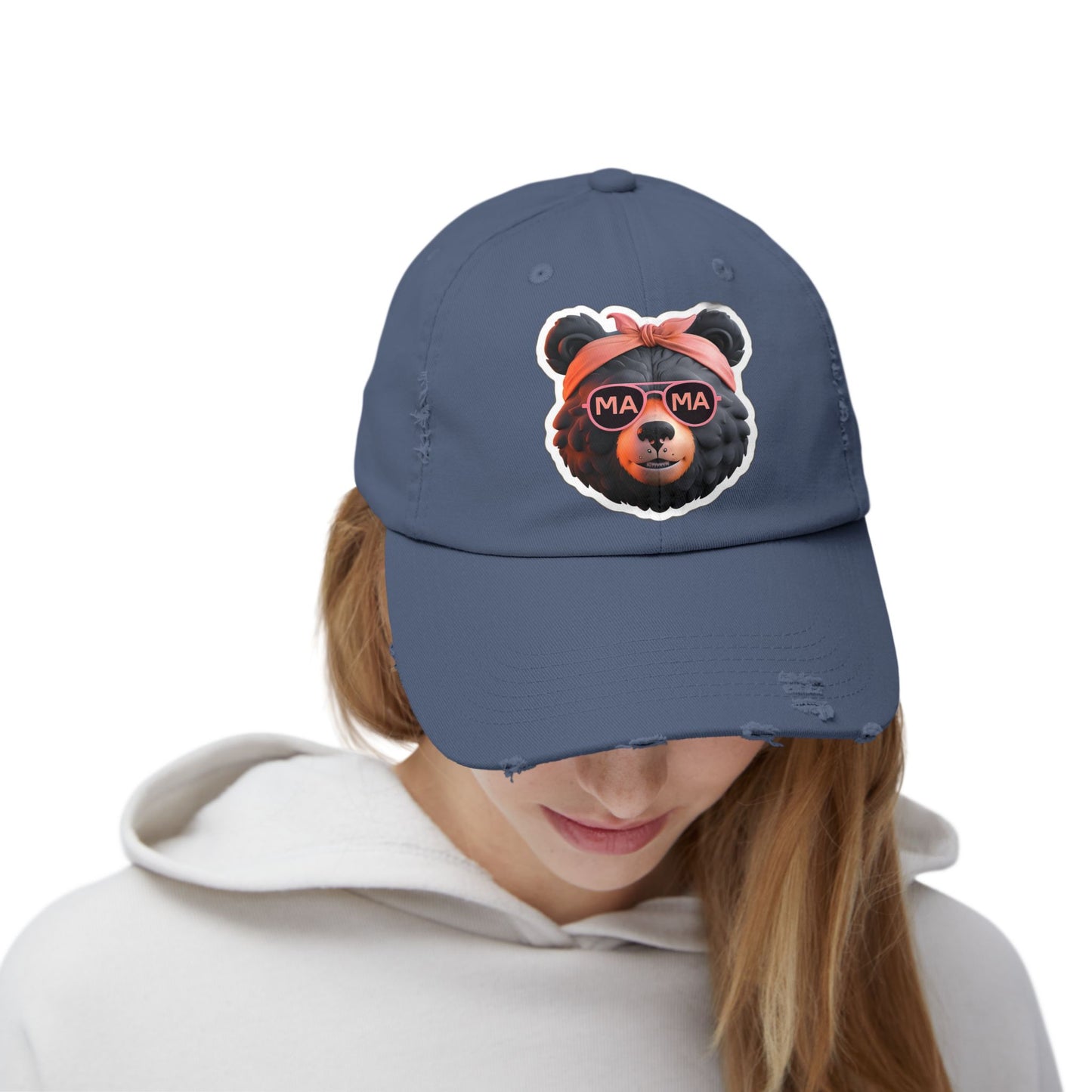 Cap with Mama Bear Sunglasses Design