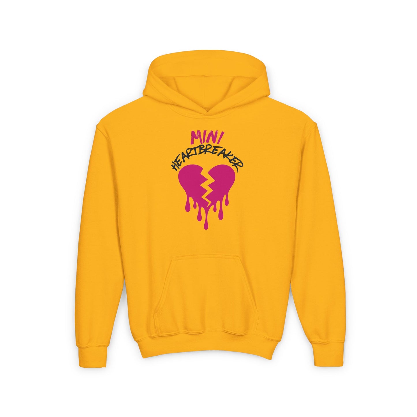 Mini Vibes: Broken Heart Edition Hooded Sweatshirt for Girls