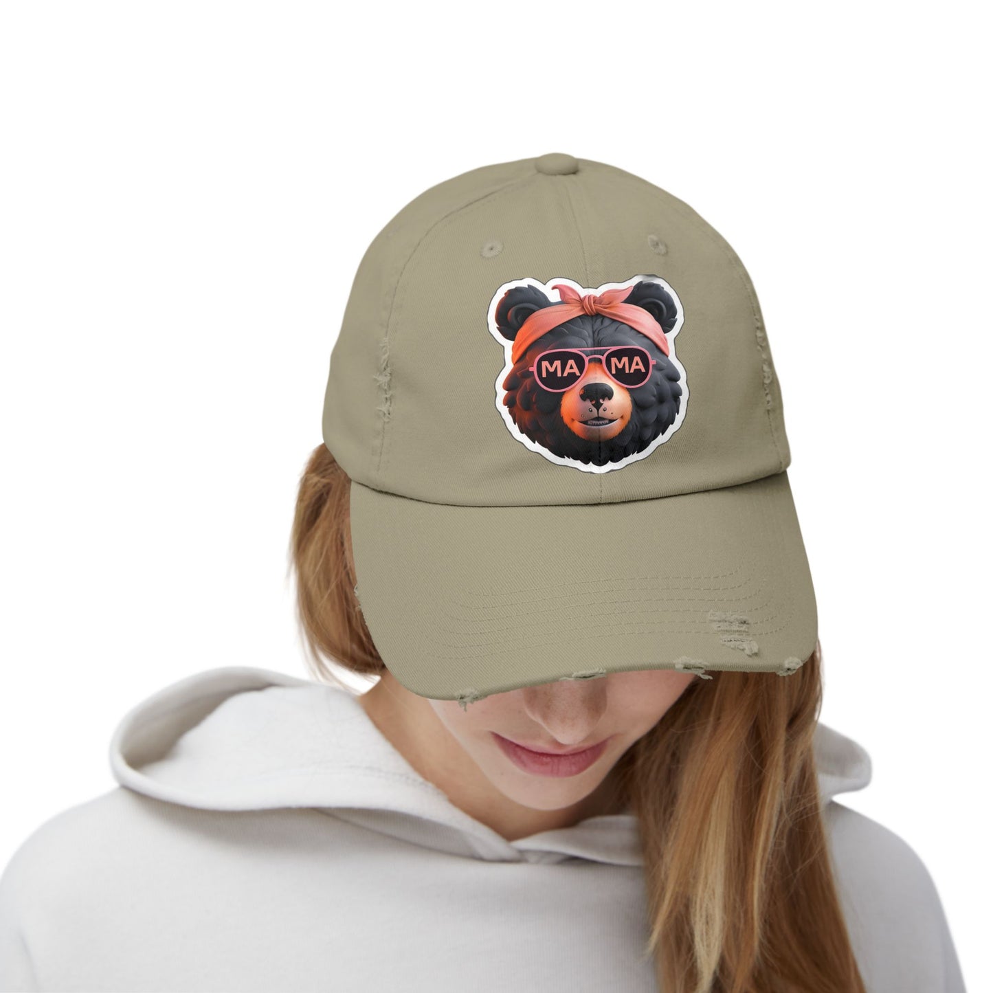 Cap with Mama Bear Sunglasses Design