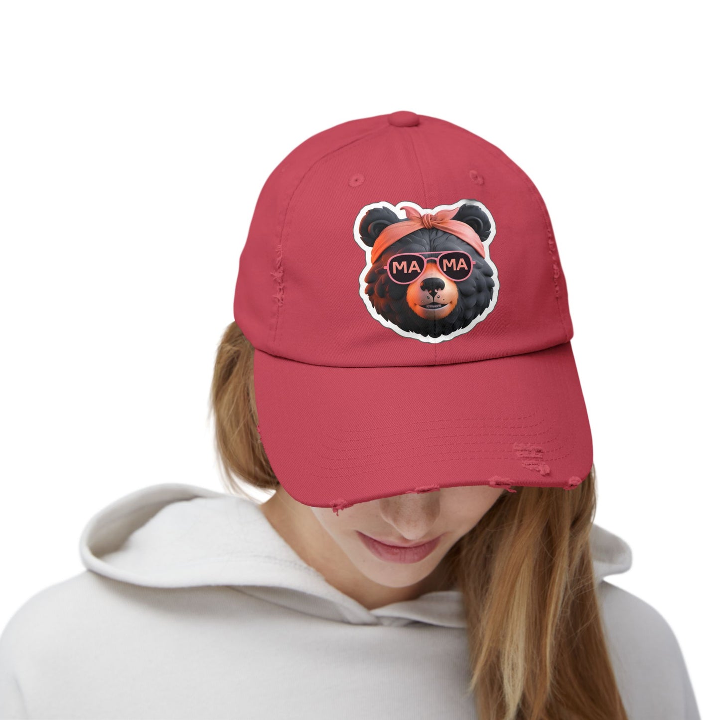 Cap with Mama Bear Sunglasses Design