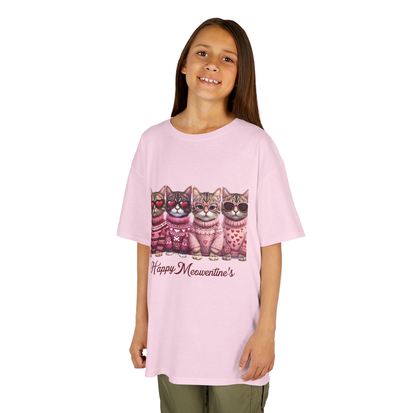 Purrfect Valentine's Cats Sweater Tee