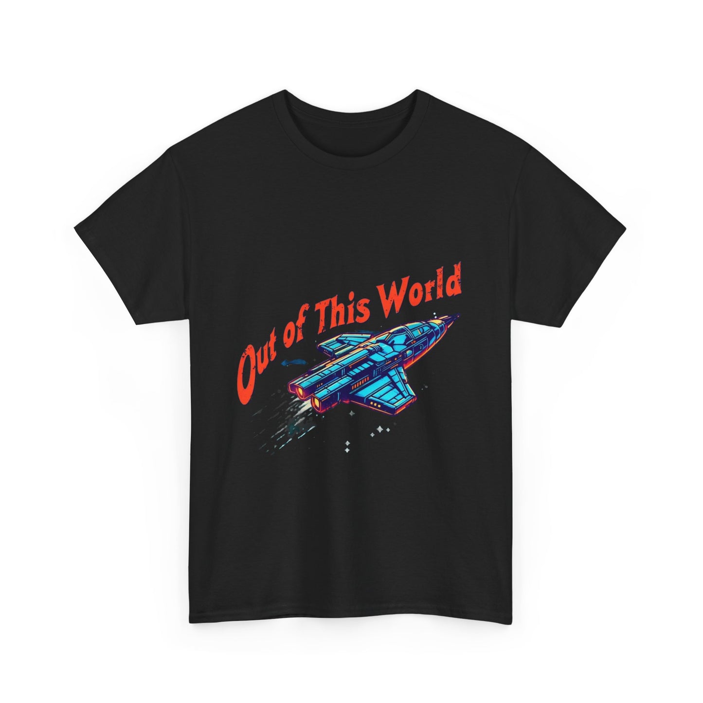 Rocket Ship Unisex Tee - 'Out of This World' Design