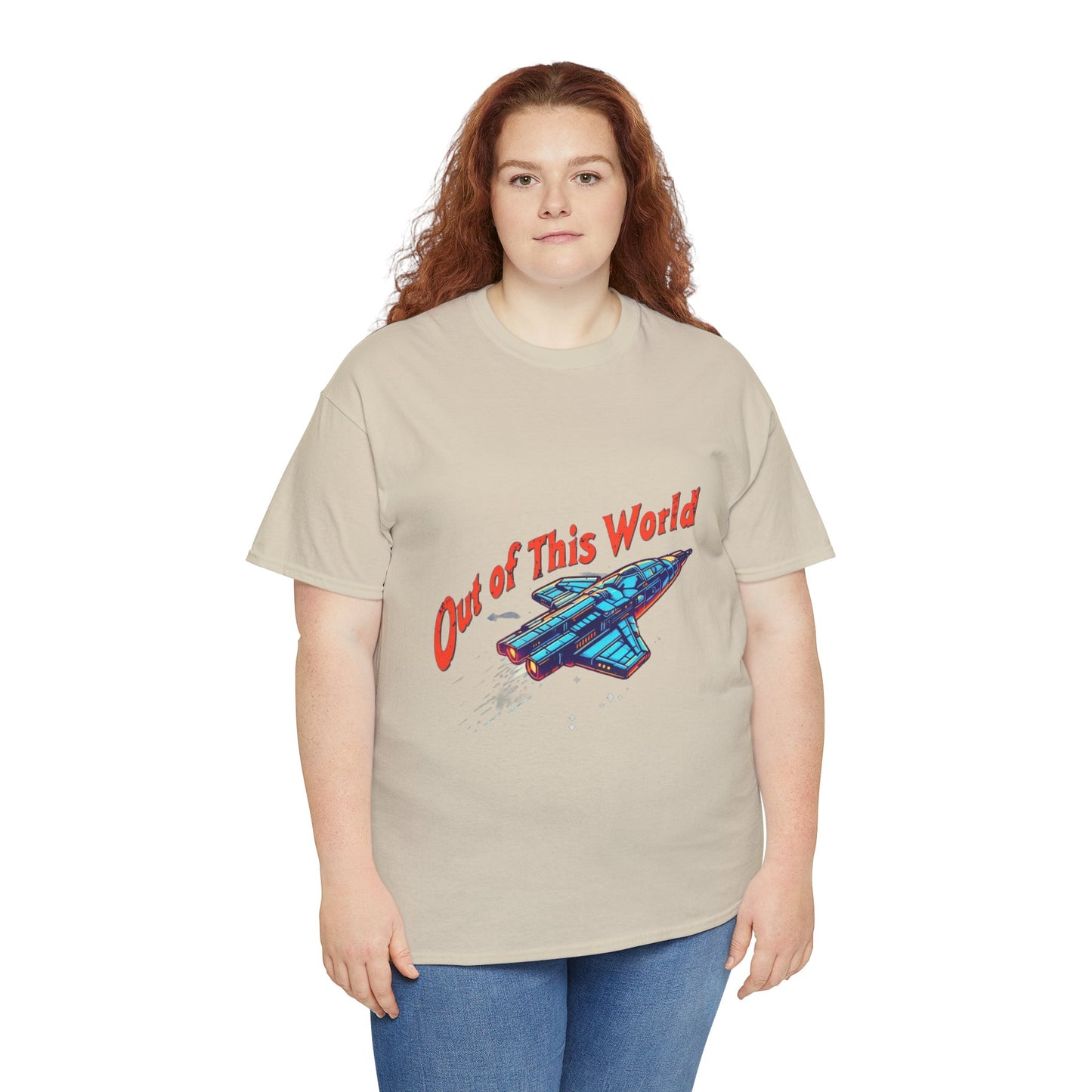 Rocket Ship Unisex Tee - 'Out of This World' Design