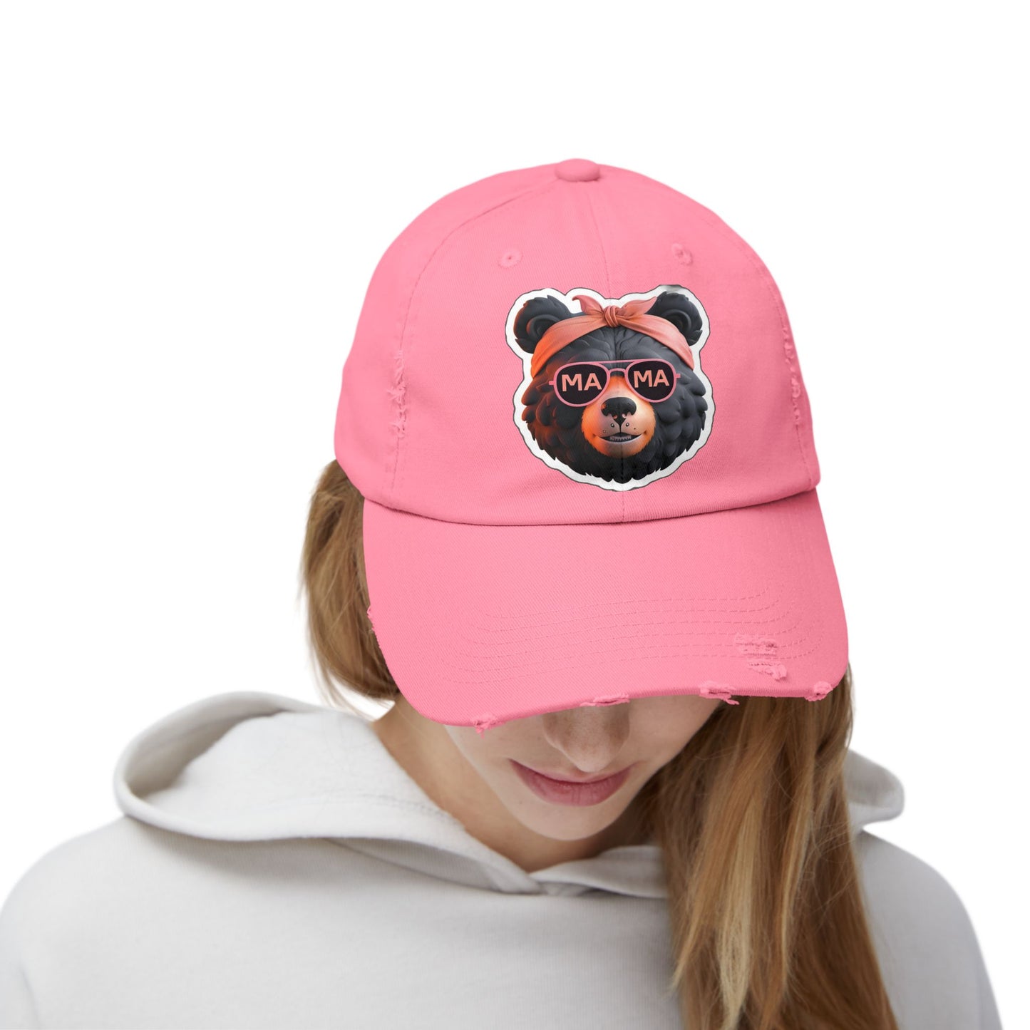 Cap with Mama Bear Sunglasses Design