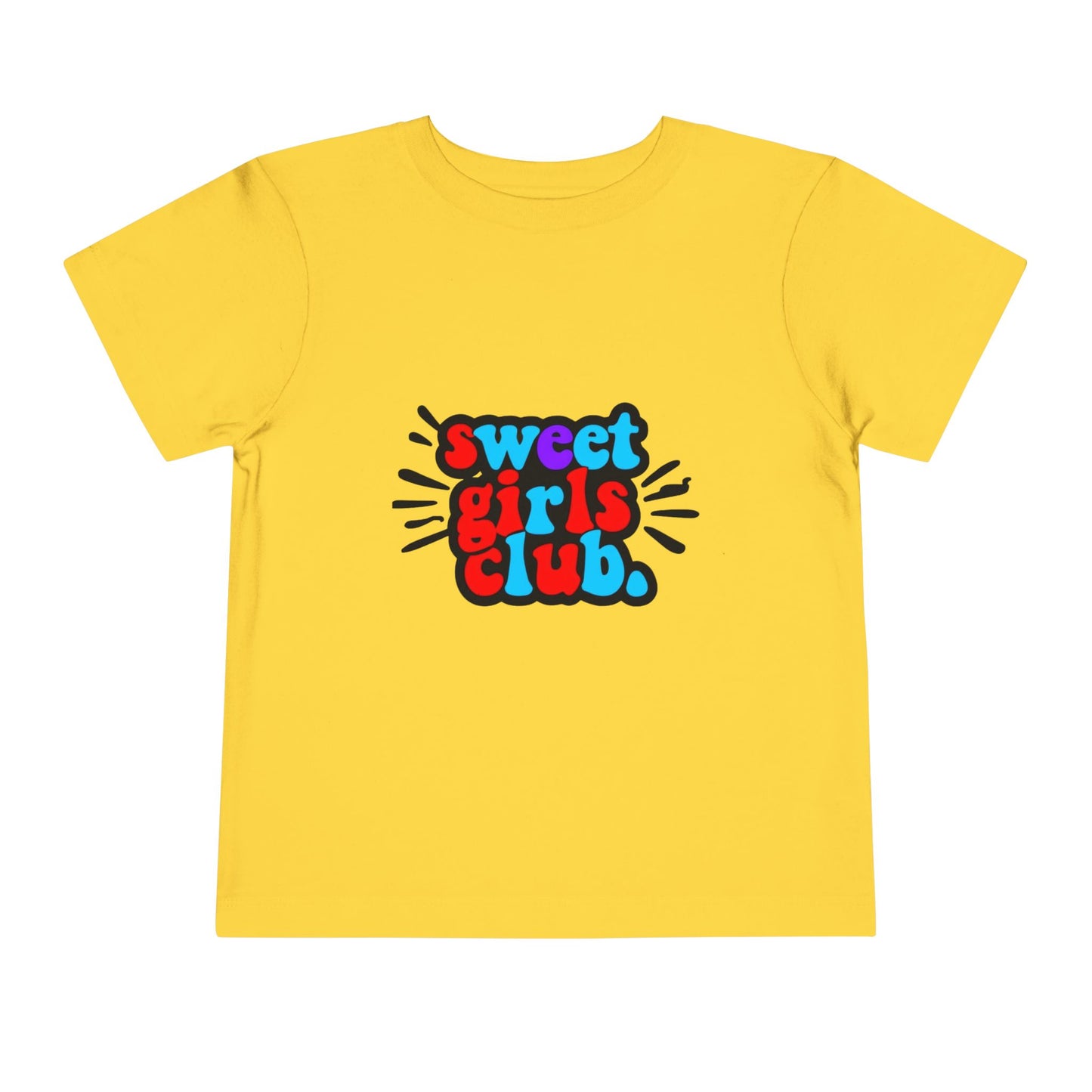 Toddler Tee - Sweet Girls Club Text Design