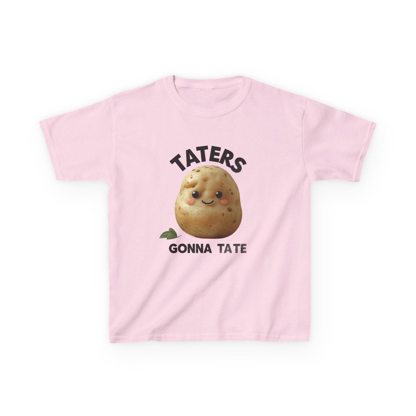 Kids T-Shirt - Smiling Potato 'Taters Gone Tate' Design