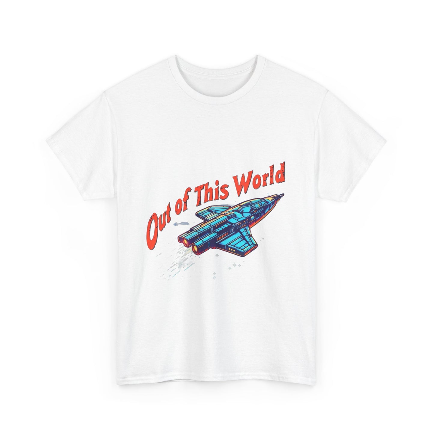 Rocket Ship Unisex Tee - 'Out of This World' Design