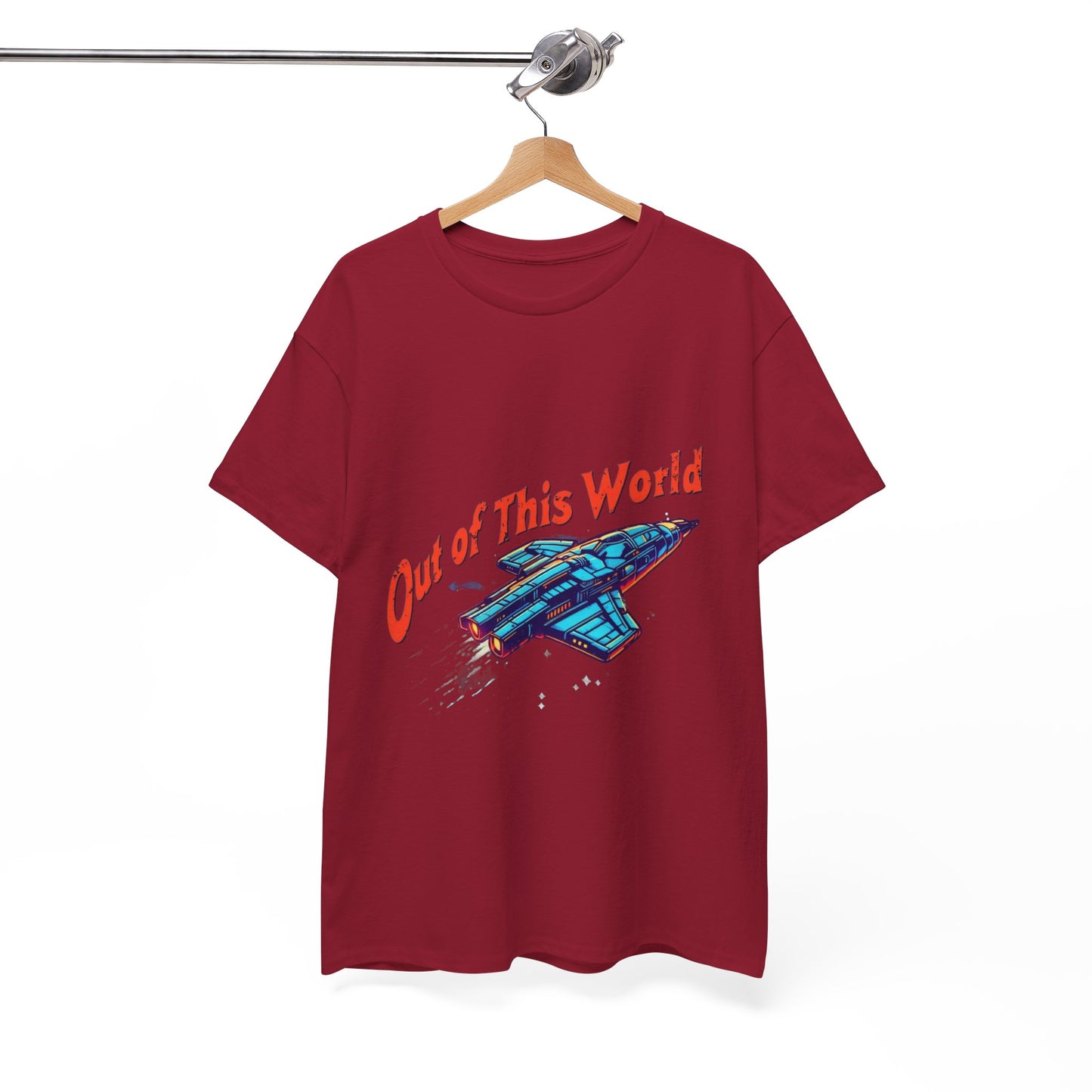 Rocket Ship Unisex Tee - 'Out of This World' Design