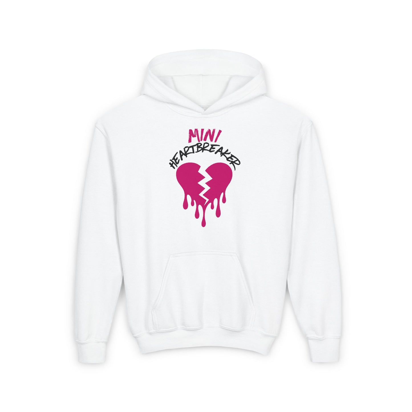 Mini Vibes: Broken Heart Edition Hooded Sweatshirt for Girls