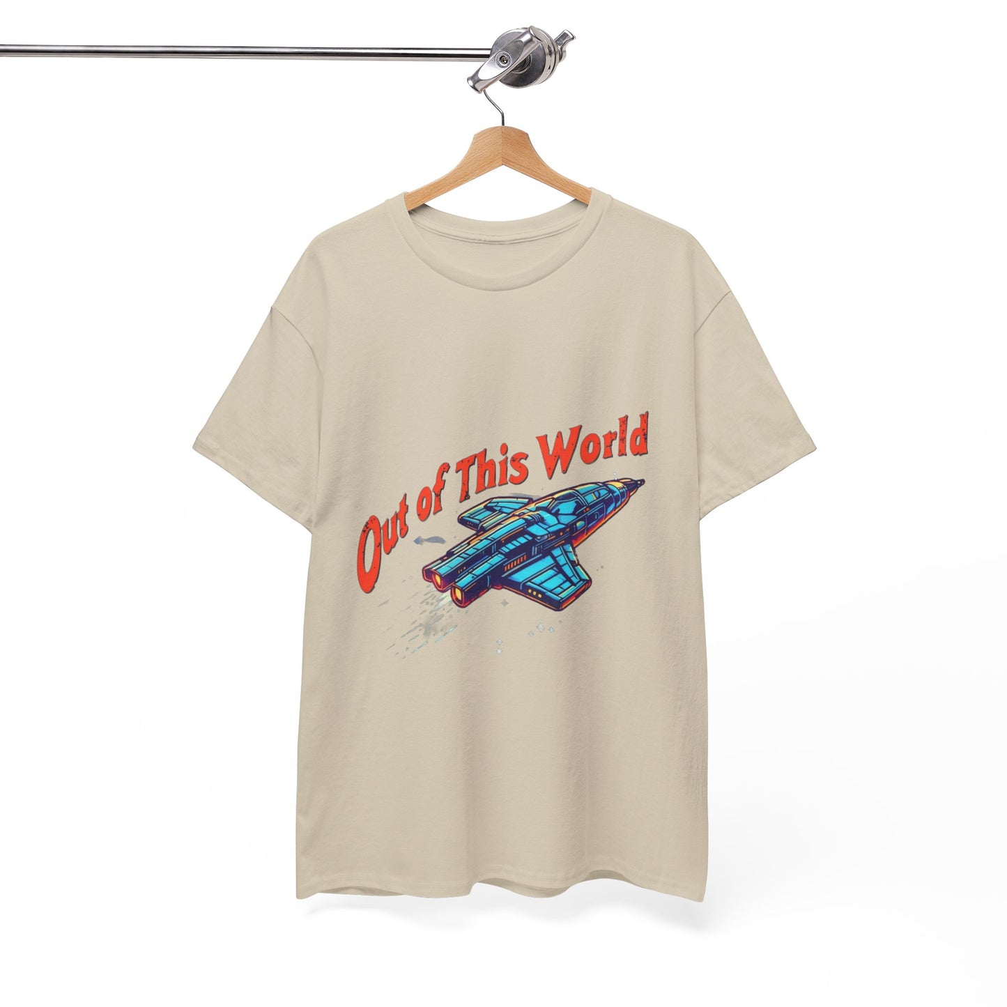 Rocket Ship Unisex Tee - 'Out of This World' Design