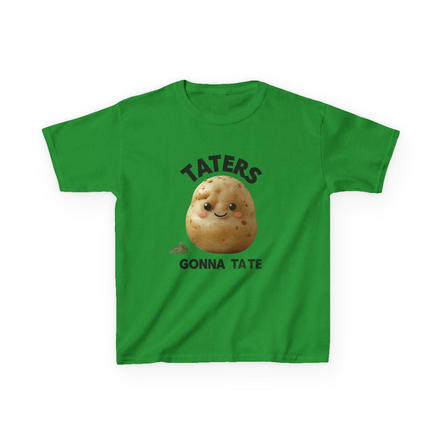 Kids T-Shirt - Smiling Potato 'Taters Gone Tate' Design