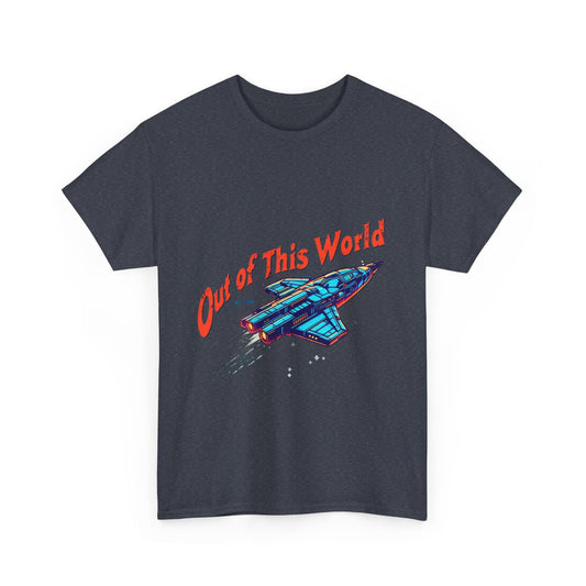 Rocket Ship Unisex Tee - 'Out of This World' Design