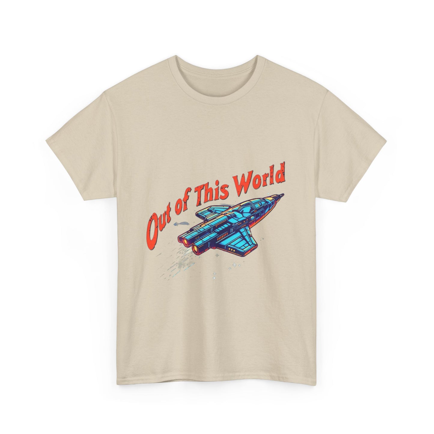 Rocket Ship Unisex Tee - 'Out of This World' Design