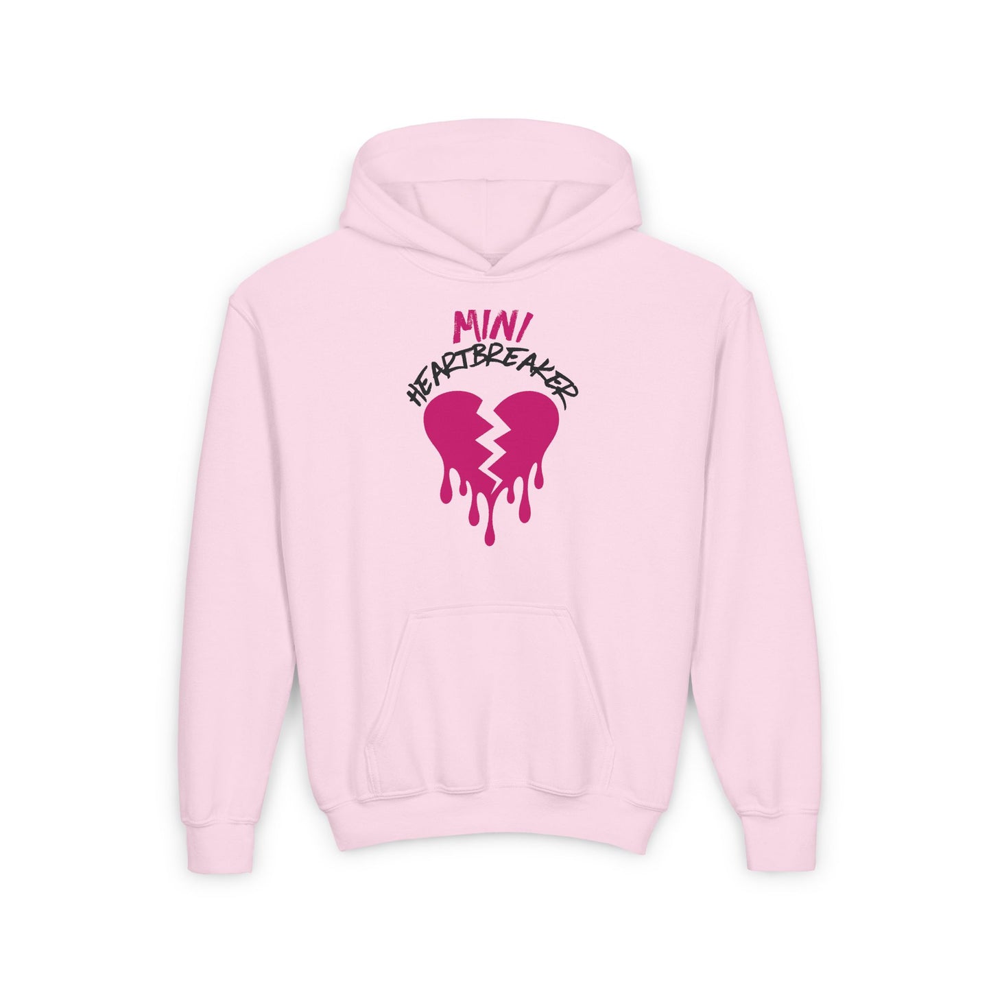 Mini Vibes: Broken Heart Edition Hooded Sweatshirt for Girls