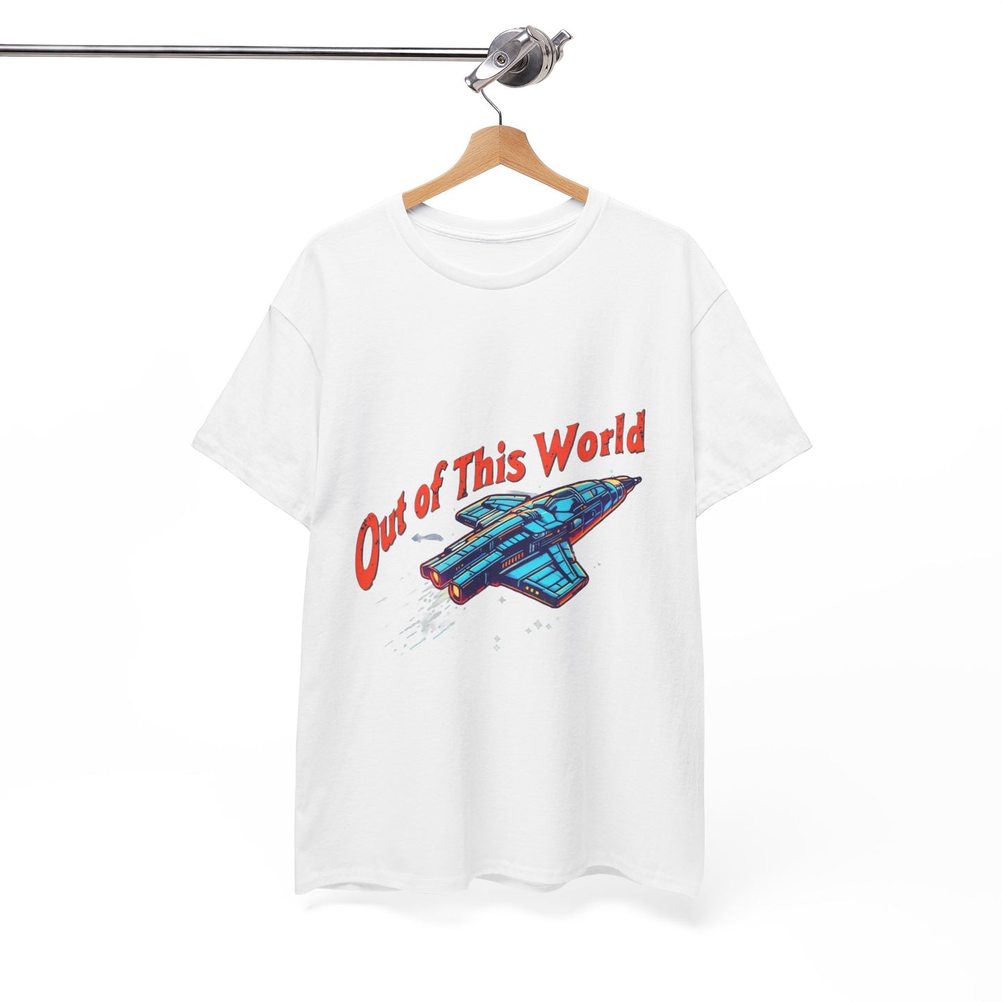 Rocket Ship Unisex Tee - 'Out of This World' Design