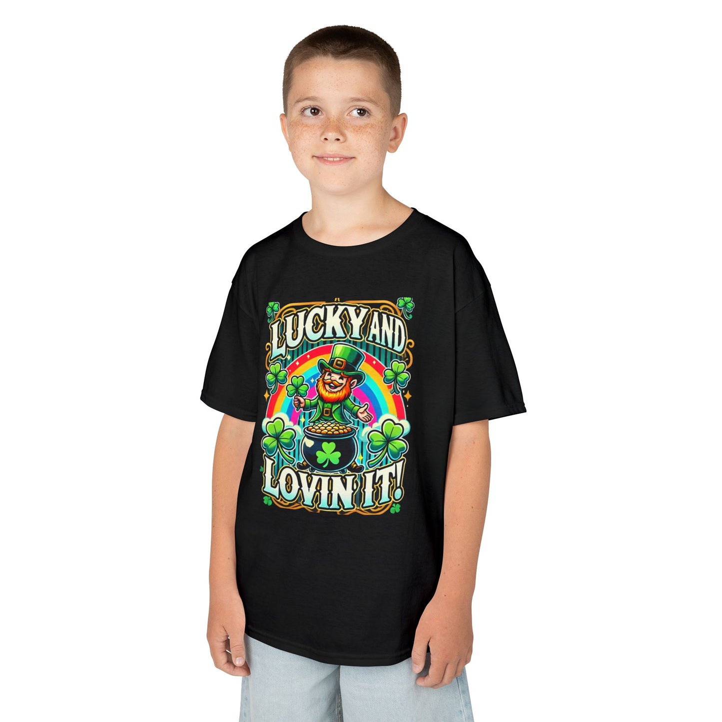 Kids TShirt Lucky Leprechaun Tee