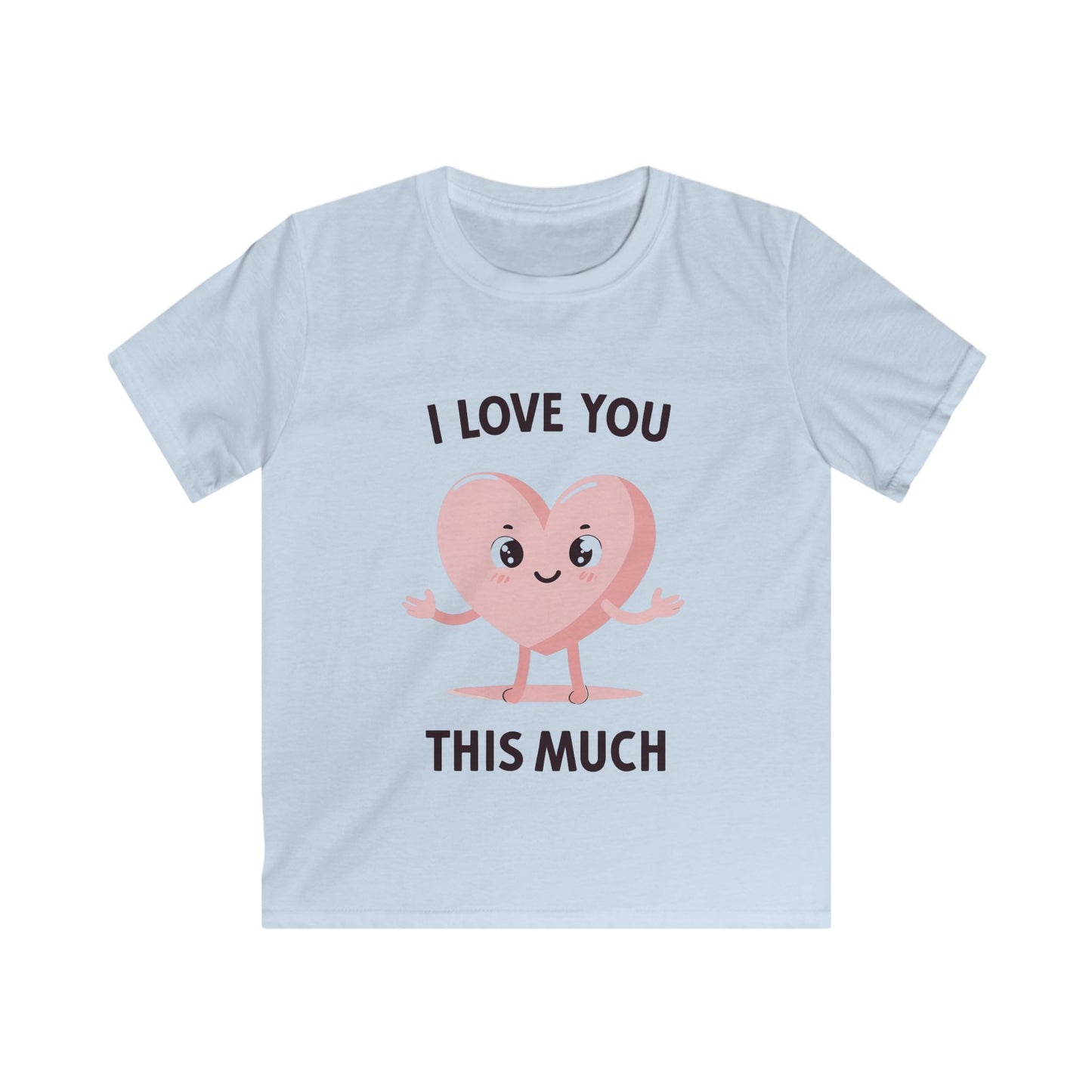 Kids Tee Love Heart Cartoon Character