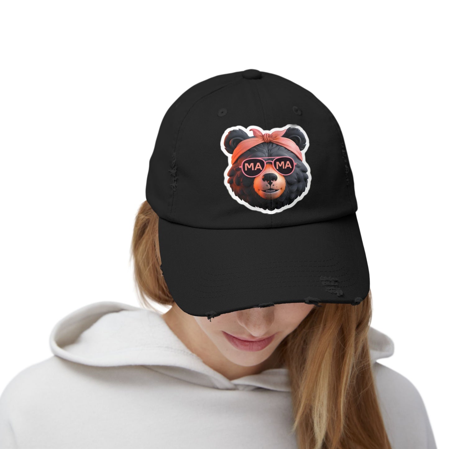 Cap with Mama Bear Sunglasses Design