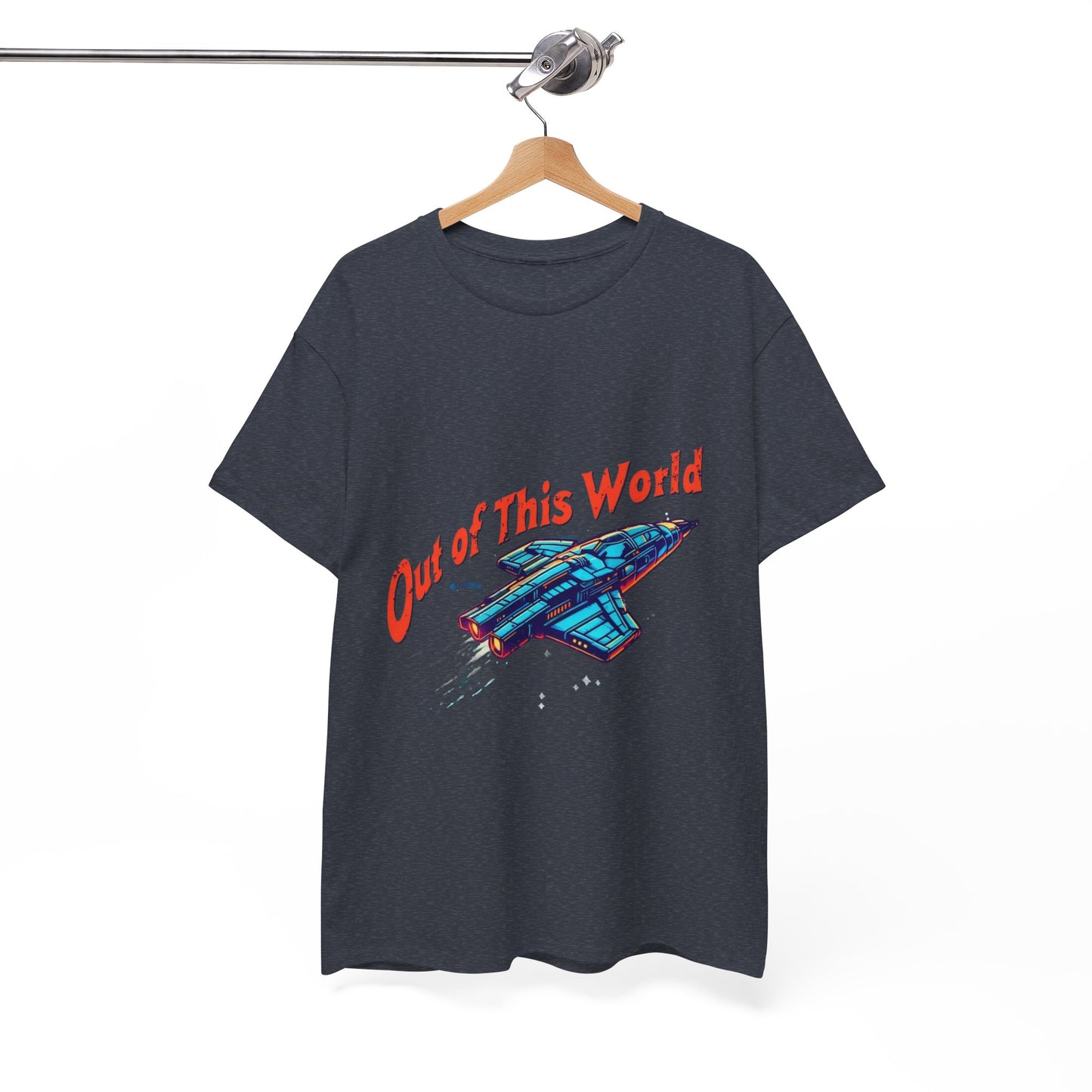 Rocket Ship Unisex Tee - 'Out of This World' Design