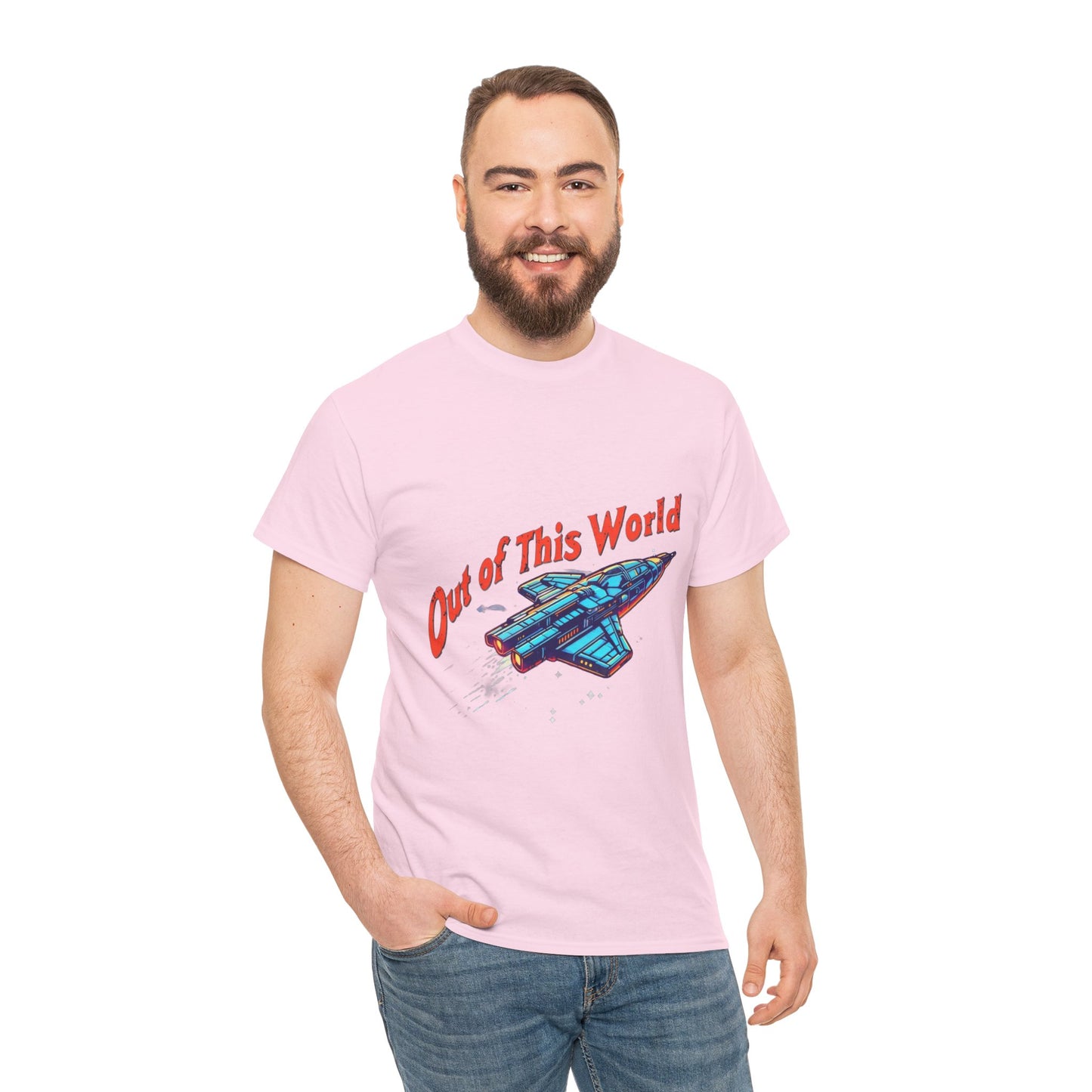 Rocket Ship Unisex Tee - 'Out of This World' Design