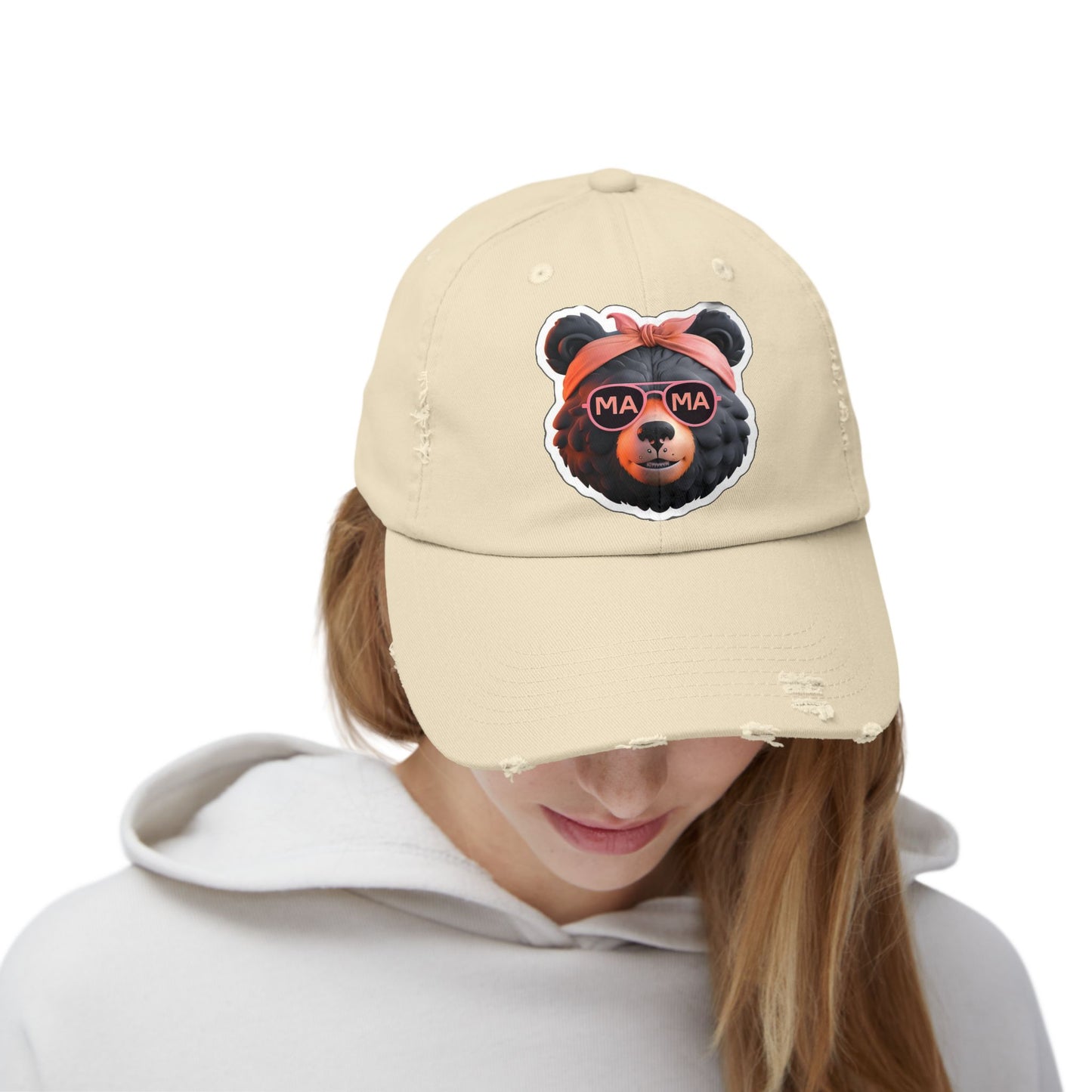 Cap with Mama Bear Sunglasses Design