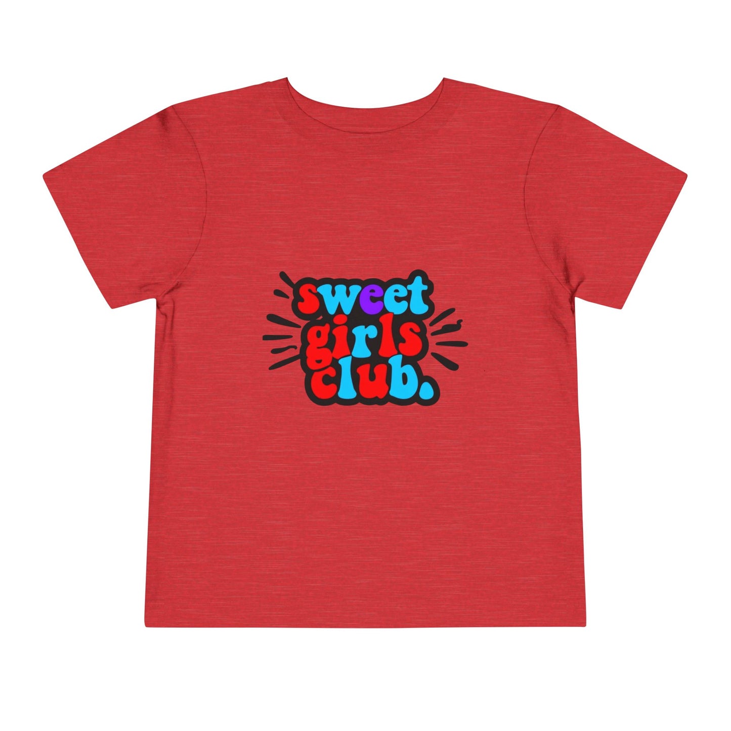 Toddler Tee - Sweet Girls Club Text Design