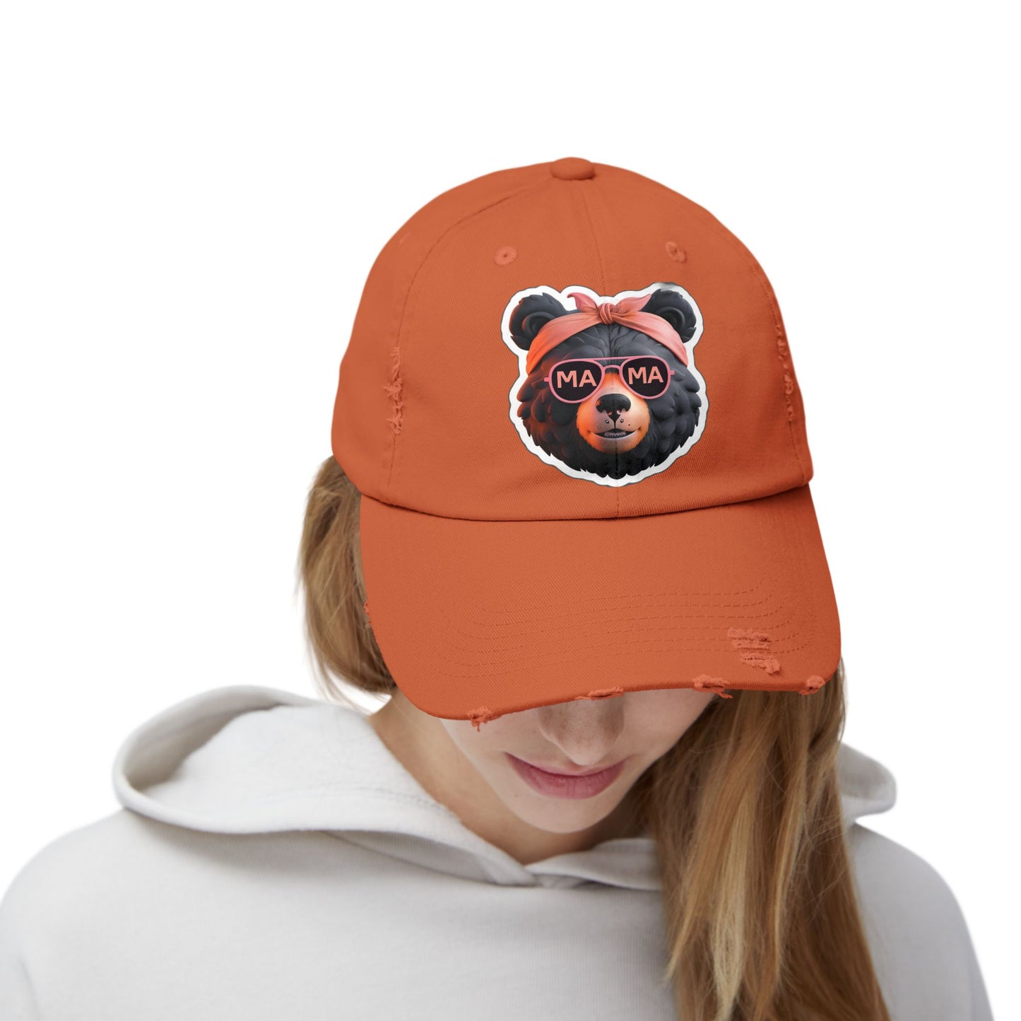 Cap with Mama Bear Sunglasses Design