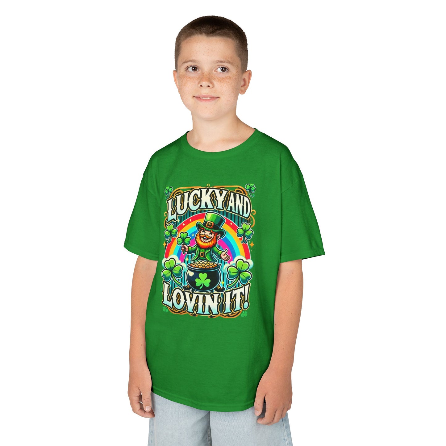 Kids TShirt Lucky Leprechaun Tee