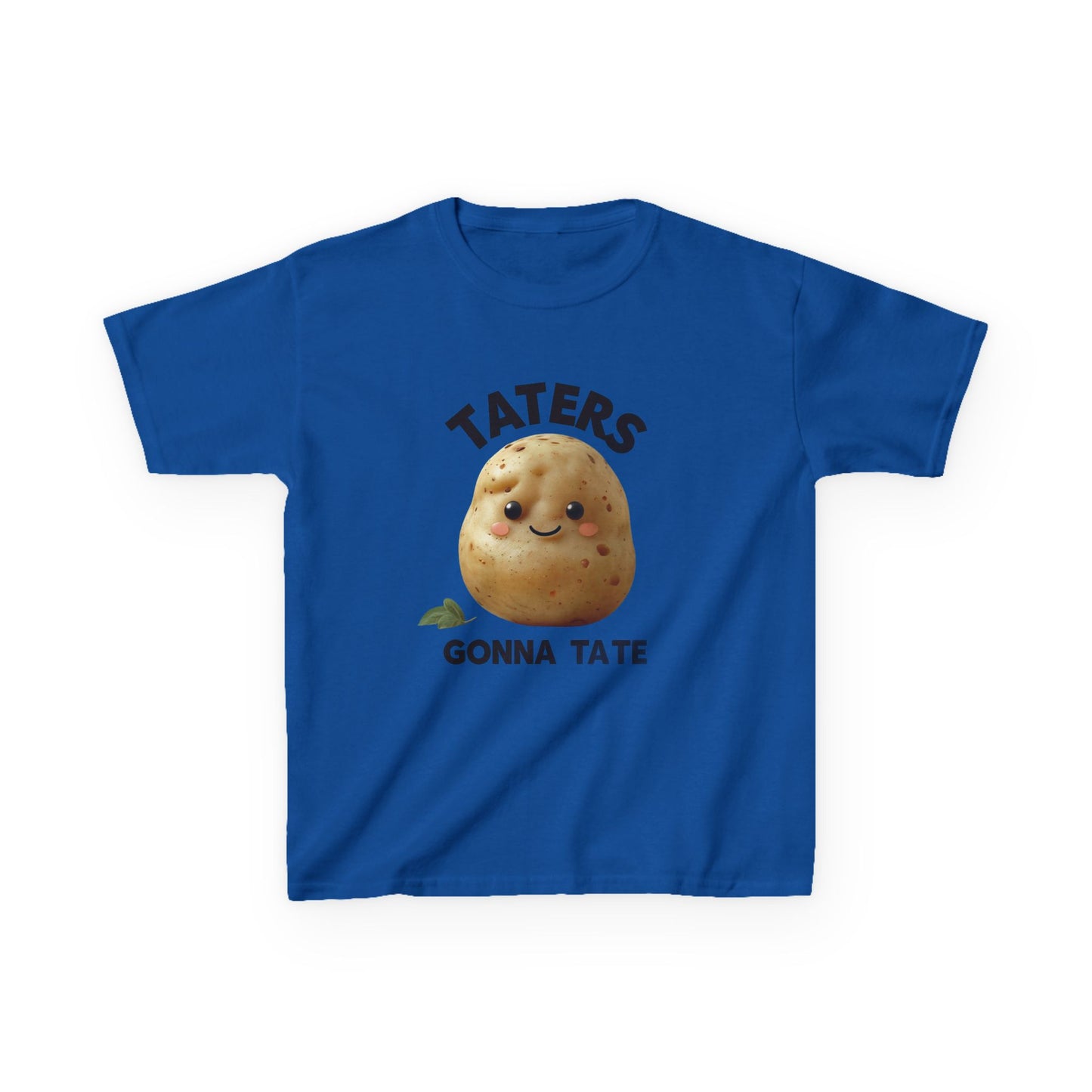 Kids T-Shirt - Smiling Potato 'Taters Gone Tate' Design