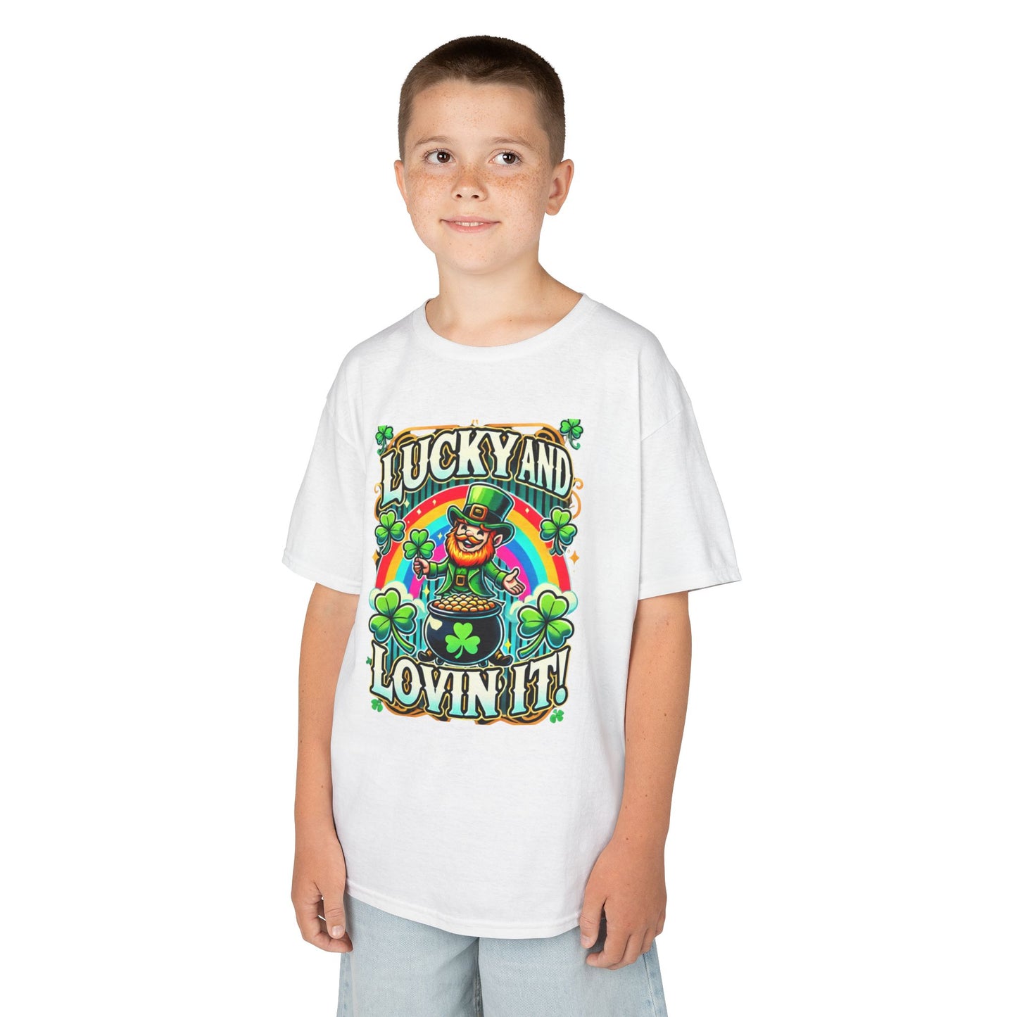 Kids TShirt Lucky Leprechaun Tee