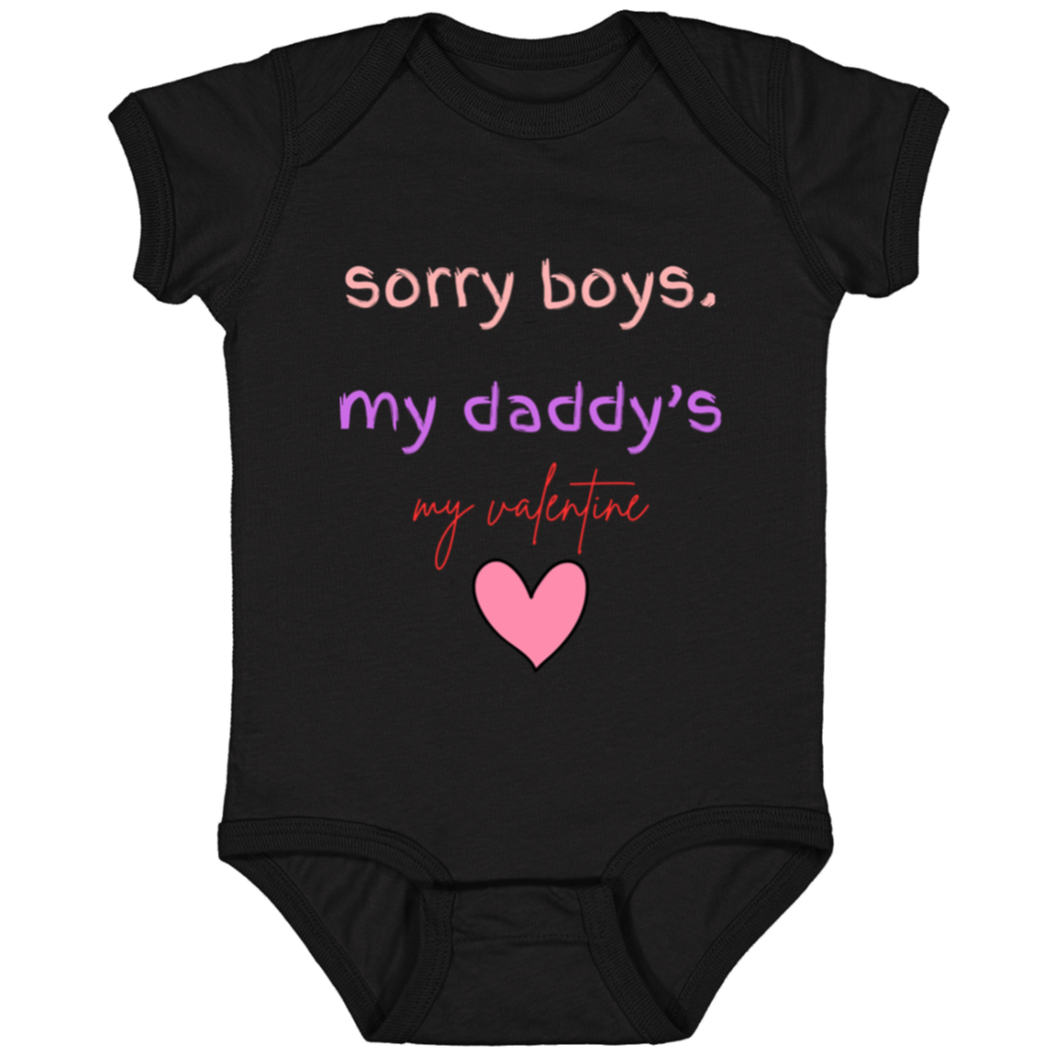 Adorable Valentine's Infant Shirt - 'Daddy's Valentine