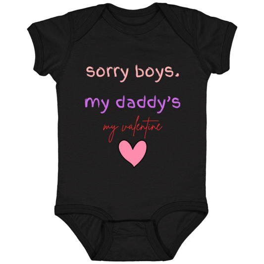 Adorable Valentine's Infant Shirt - 'Daddy's Valentine