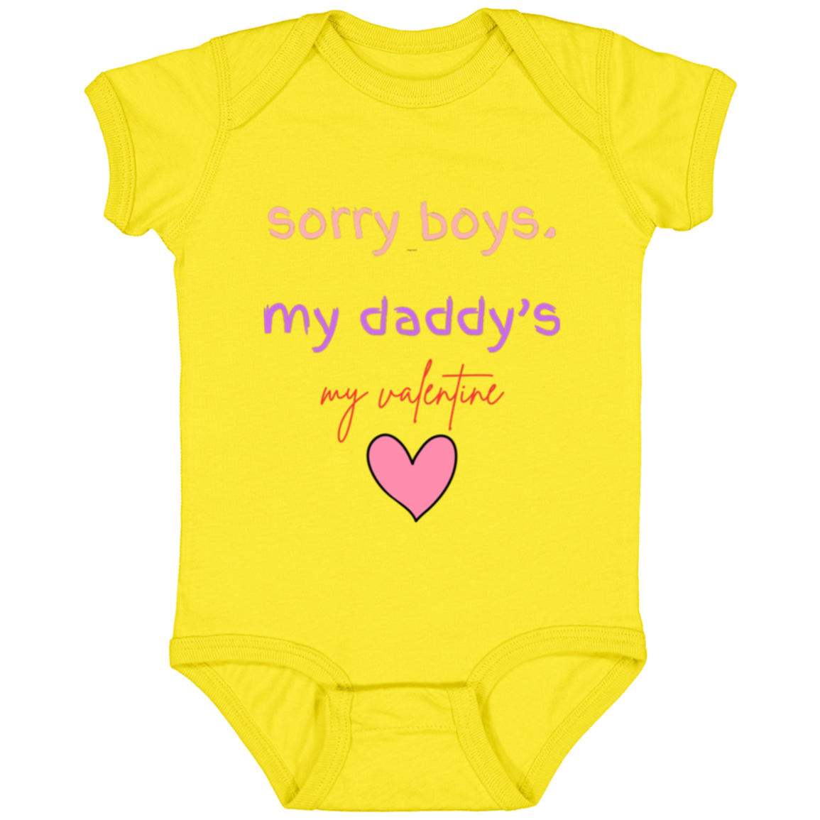 Adorable Valentine's Infant Shirt - 'Daddy's Valentine