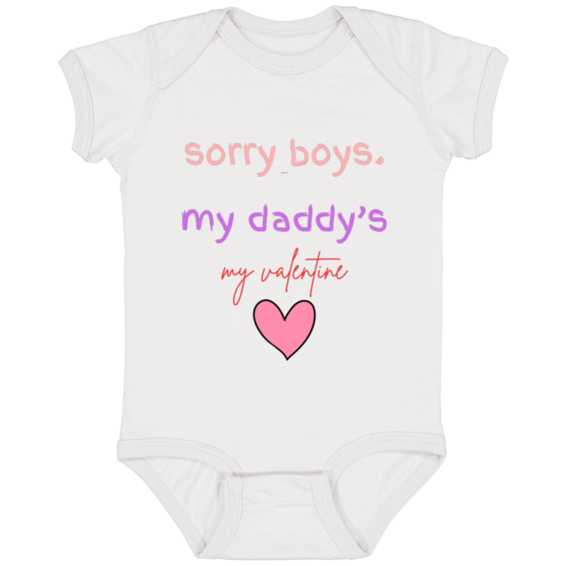 Adorable Valentine's Infant Shirt - 'Daddy's Valentine