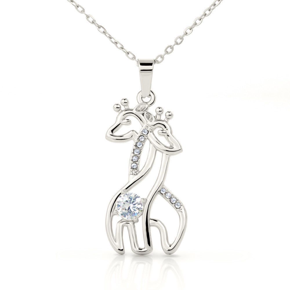 Graceful Love: Giraffe Necklace for Your Daughter This Valentine's Day